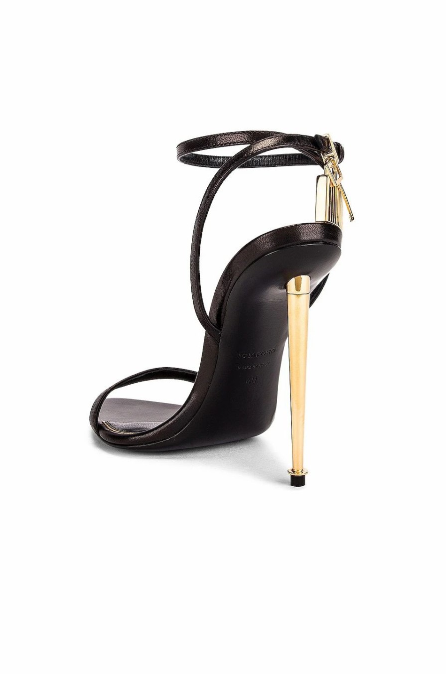 Wholesale * Tom Ford Padlock Pointy Naked Sandal 105