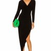 New * Norma Kamali Dolman Wrap Side Drape Gown