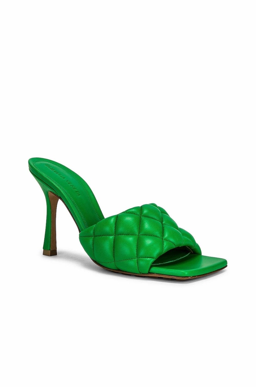 Best * Bottega Veneta Padded Stretch Mule Sandals