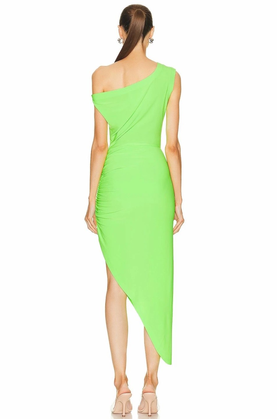 Best * Norma Kamali Drop Shoulder Side Drape Gown