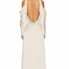 Hot * Simkhai Caitlyn Draped Off The Shoulder Gown