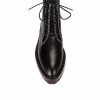 Hot * Alaia Leather Micro Oeillets Boots