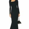 Best * Roland Mouret Pleat Detail Maxi Dress