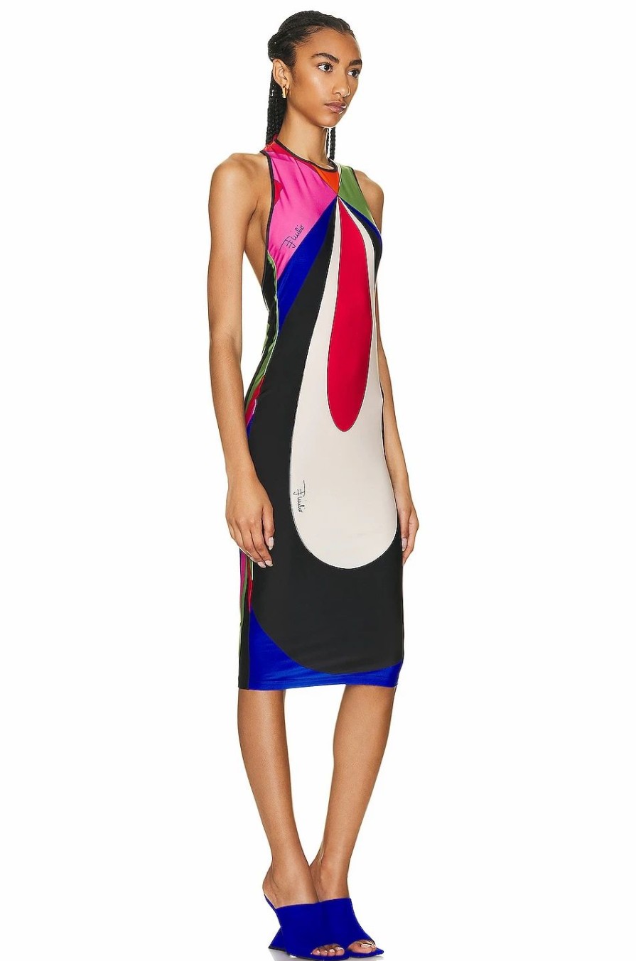 Online * Emilio Pucci Stretch Midi Dress