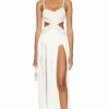 Best * Patbo All-Over Fringe Sleeveless Maxi Dress