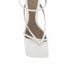 Clearance * Bottega Veneta Leather Stretch Toe Heels