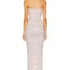 Hot * Alex Perry Ace Tucked Strapless Dress