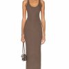 Clearance * Enza Costa Stretch Silk Knit Maxi Tank Dress