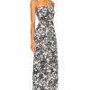 Online * Stella Mccartney Stella By Stella Swan Print Fluid Long Dress