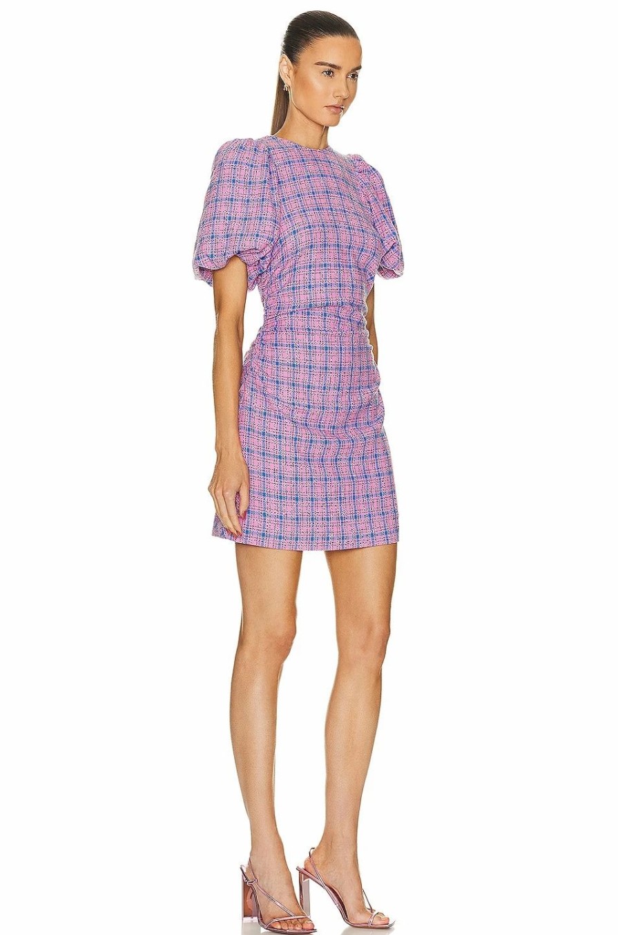 Hot * Ganni Check Suiting Mini Dress