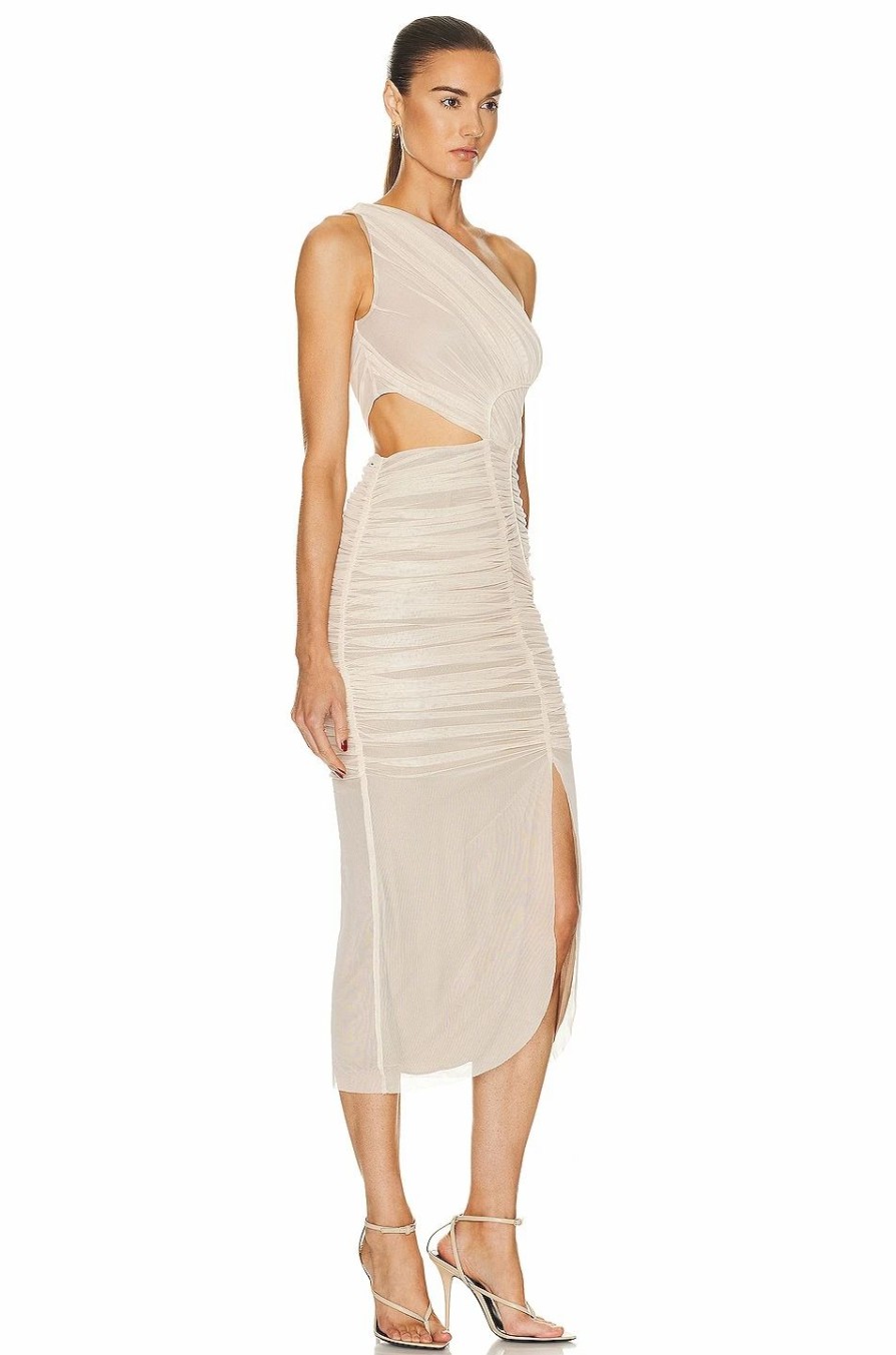 Online * Simkhai Seraiah Gathered Midi Dress