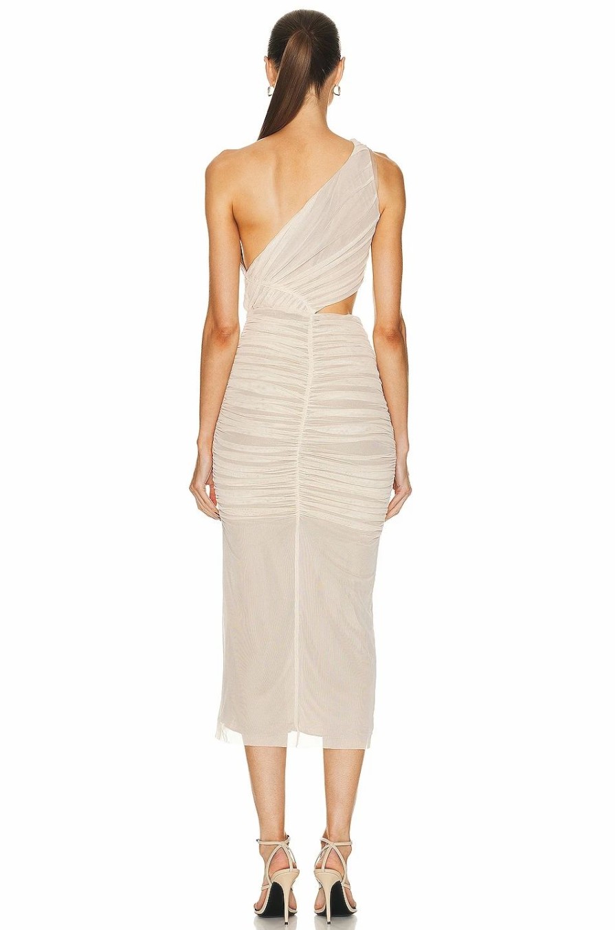 Online * Simkhai Seraiah Gathered Midi Dress