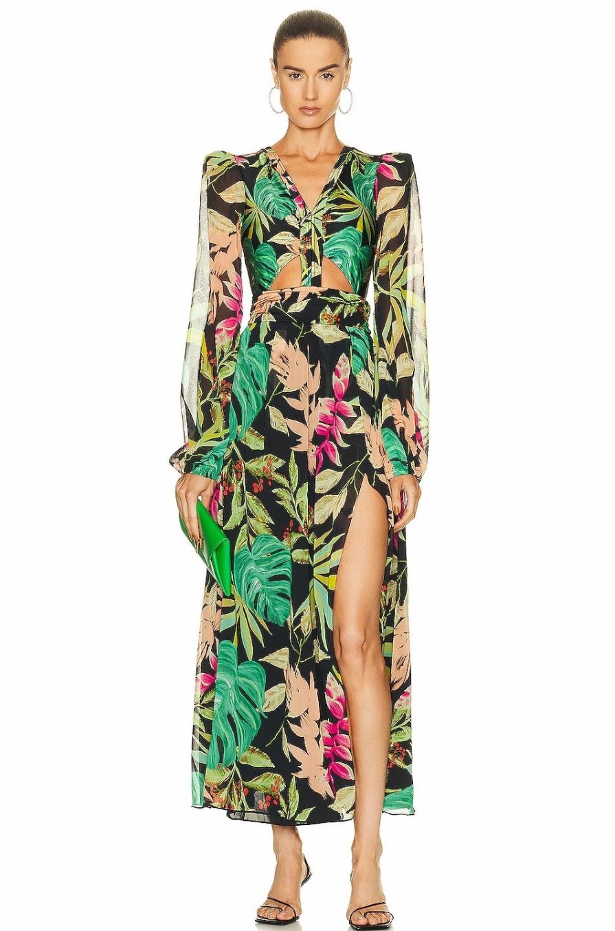 Clearance * Patbo Tropicalia Cut Out Maxi Dress