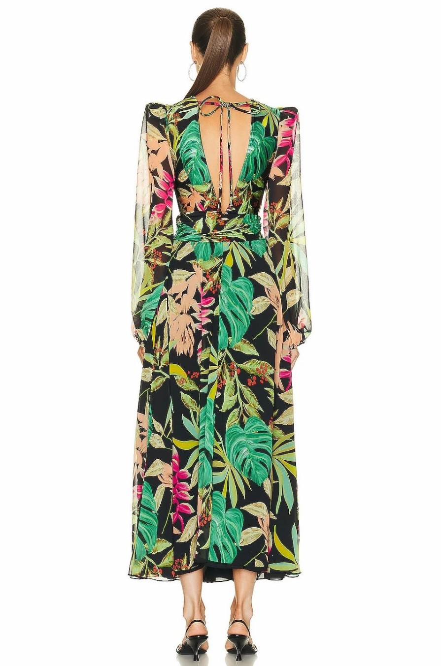 Clearance * Patbo Tropicalia Cut Out Maxi Dress