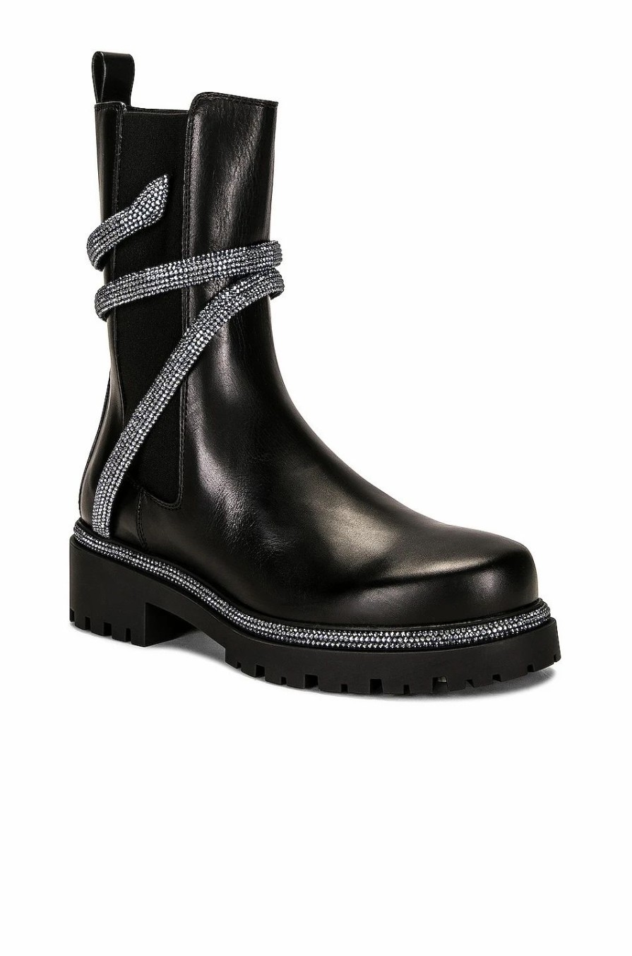 Best * Rene Caovilla Cleo Combat Biker Boot