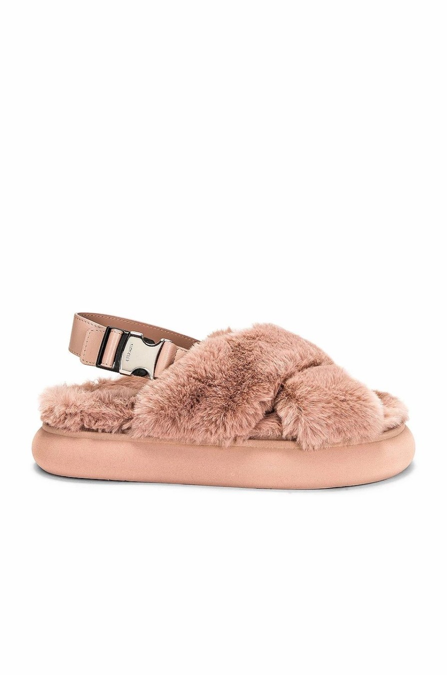 Wholesale * Moncler Solarisse Fur Sandal