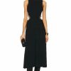 New * Simkhai Tommi Cut Out Mock Neck Midi Dress