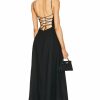 Online * Enza Costa Laced Open-Back Dress