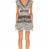 Hot * Patbo Bossa Jute Trim Mini Dress