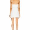 Best * Self Portrait White Crepe Bow Mini Dress