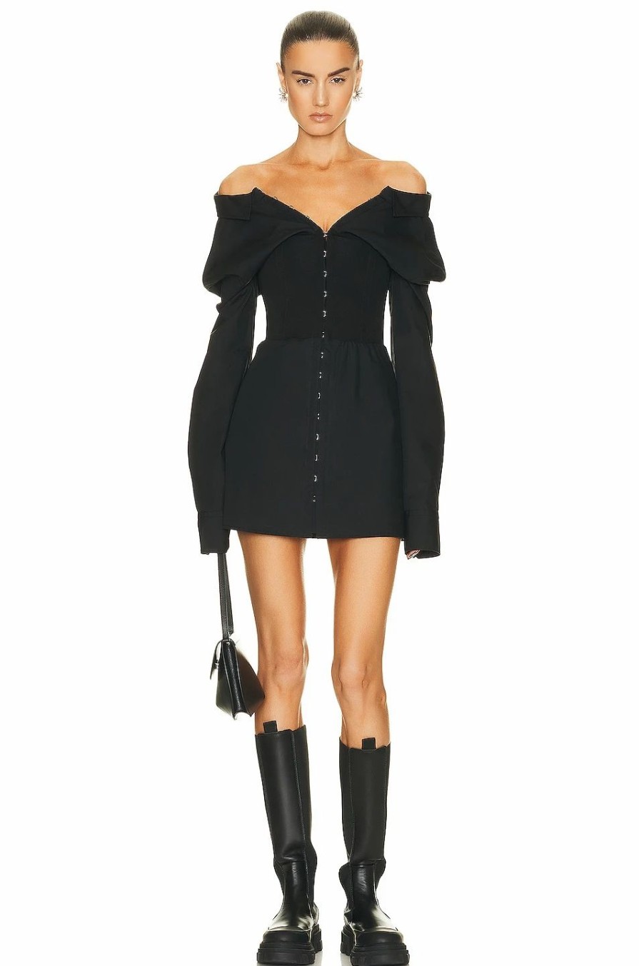 Online * Dion Lee Hook Tube Shirt Dress