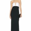 Best * Roland Mouret Strapless Silk Maxi Dress