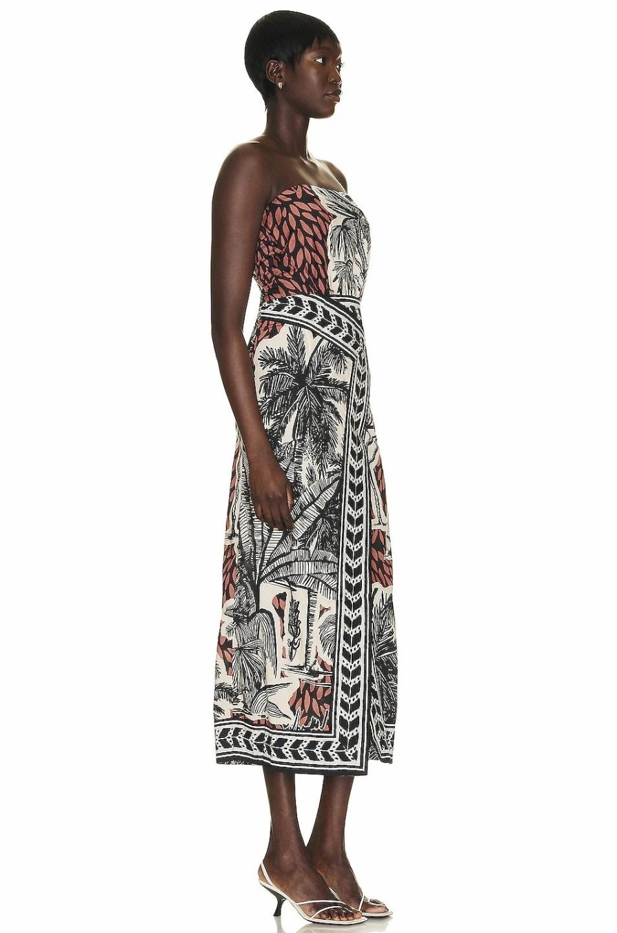 New * Johanna Ortiz African Canopy Ankle Dress