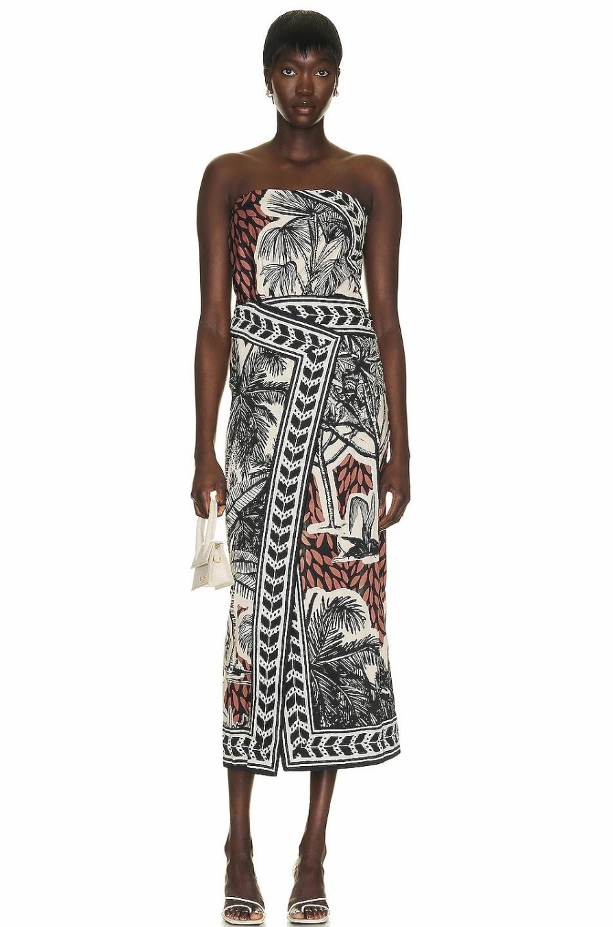 New * Johanna Ortiz African Canopy Ankle Dress