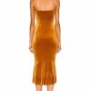 New * Norma Kamali Strapless Fishtail Dress To Midcalf