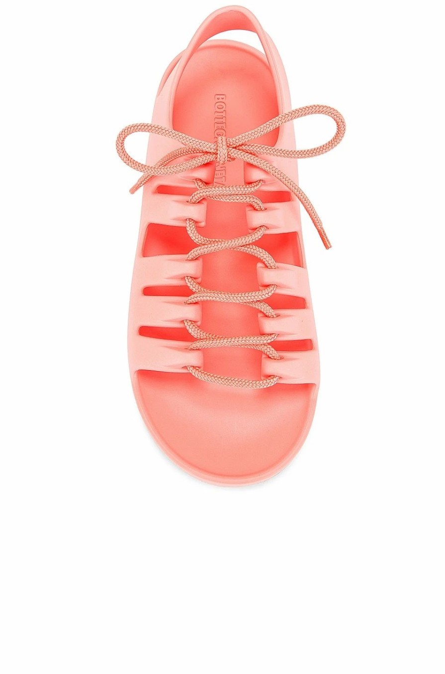 Hot * Bottega Veneta Jelly Lace Up Sandals