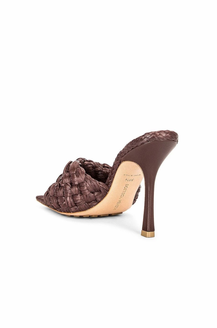 Best * Bottega Veneta Raffia Stretch Mules