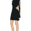 Best * Mach & Mach Rib Knit Cutout Mini Dress