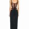 Hot * David Koma Boning Over Layer Net Top Gown