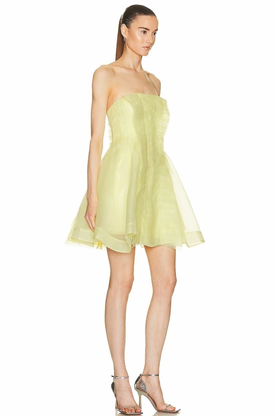 Clearance * Aje Astrid Pleat Panel Mini Dress