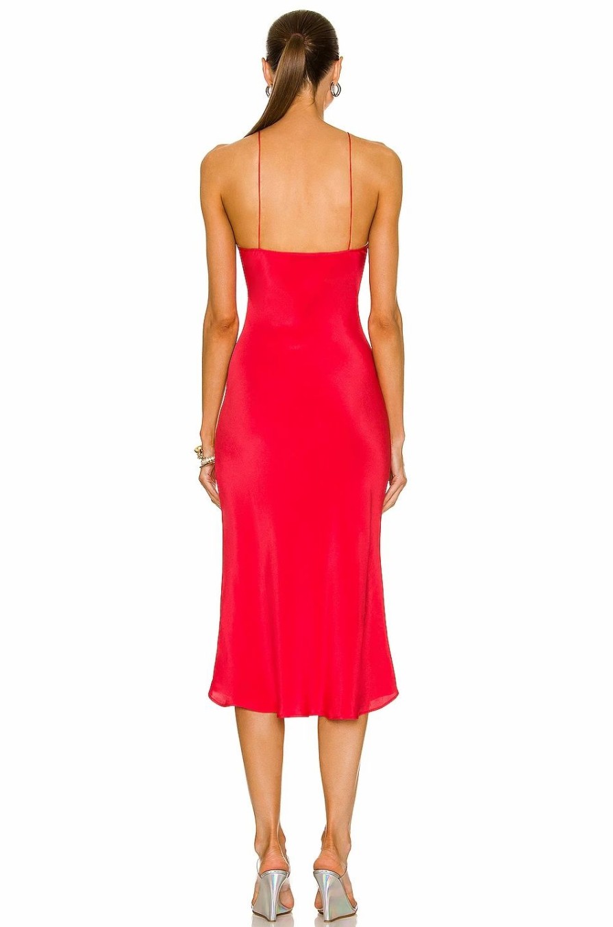 Hot * Christopher Esber Triquetra Front Tie Slip Dress