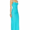 New * Jonathan Simkhai Standard Annalyse Compact Rib Jersey Midi Slip Dress