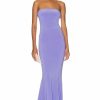 New * Norma Kamali Strapless Fishtail Gown