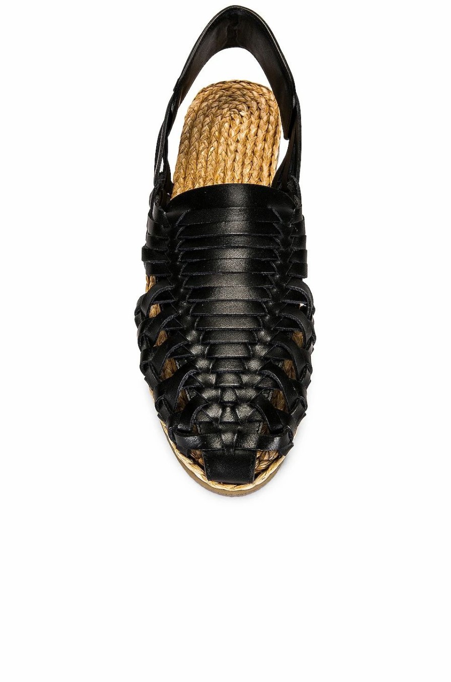 Best * Saint Laurent Braided Flat Sandals