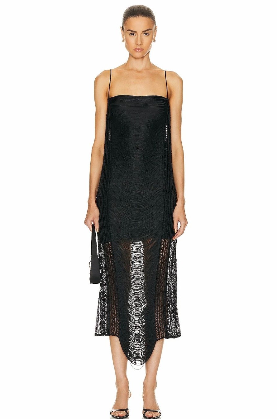 Best * Patbo Draped Fringe Maxi Dress