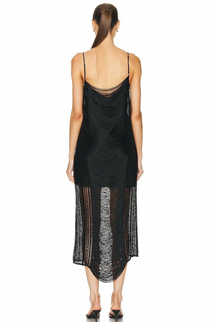 Best * Patbo Draped Fringe Maxi Dress