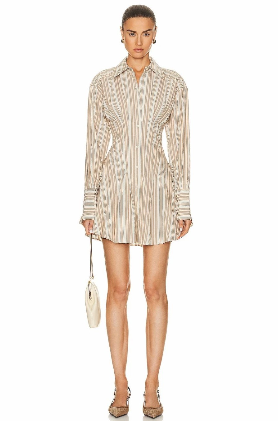 Online * Simkhai Felicity Mini Shirt Dress