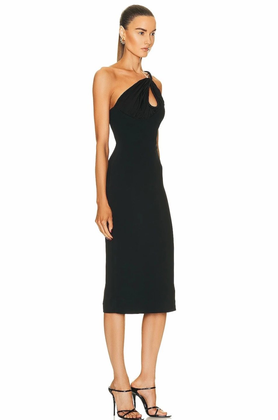 Hot * Et Ochs Monica Twist Bodice Midi Dress