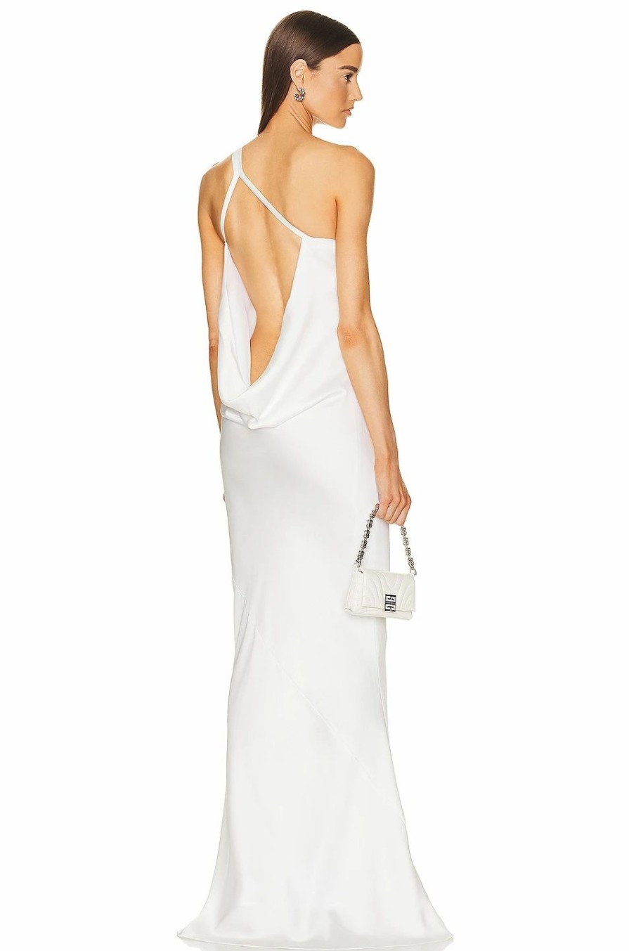 Best * Norma Kamali One Shoulder Bias Gown