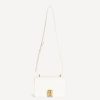 Best * Noval Leather Shoulder Bag Pearl