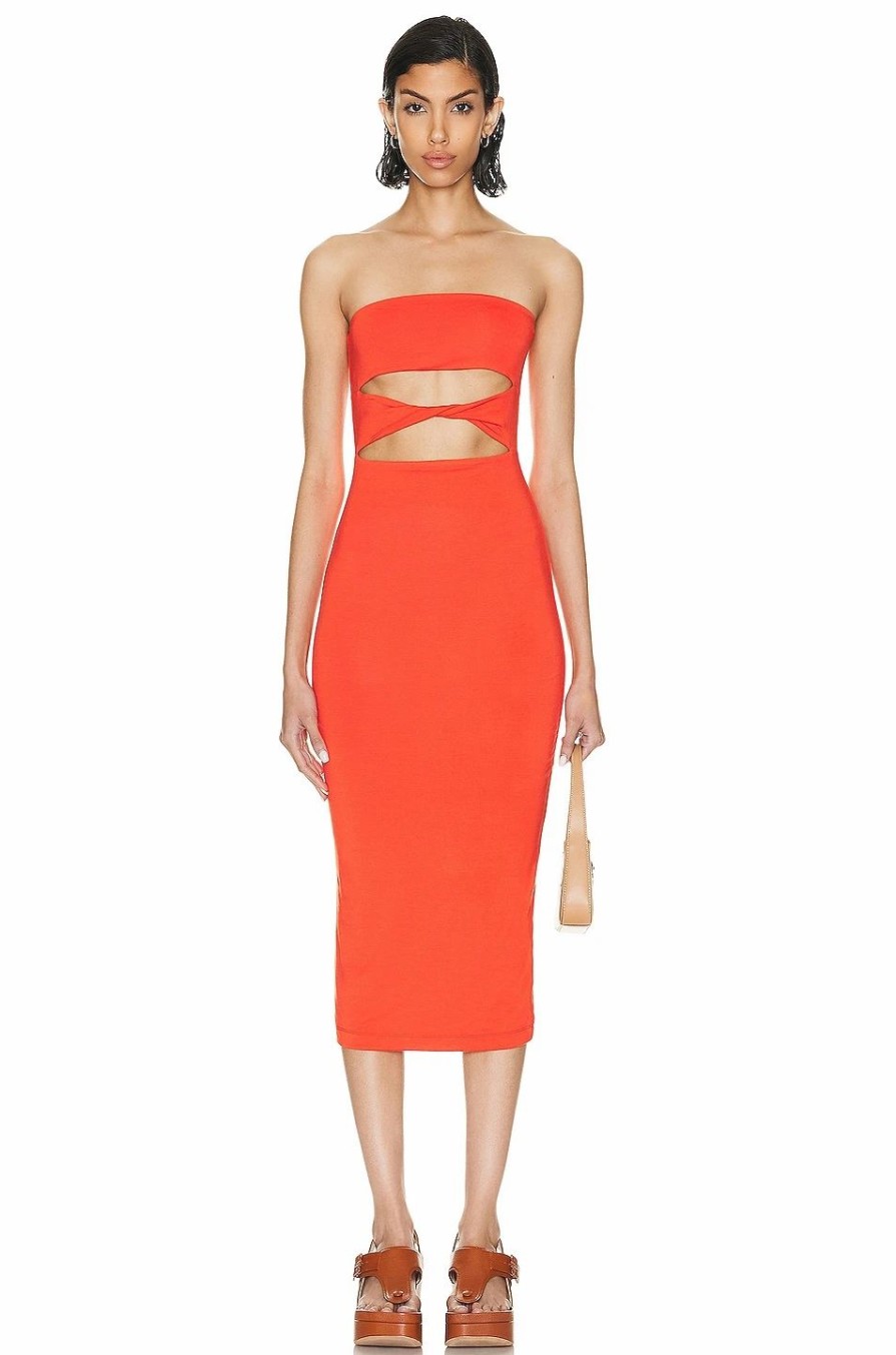 Wholesale * Ser.O.Ya Bristol Dress In Blood Orange