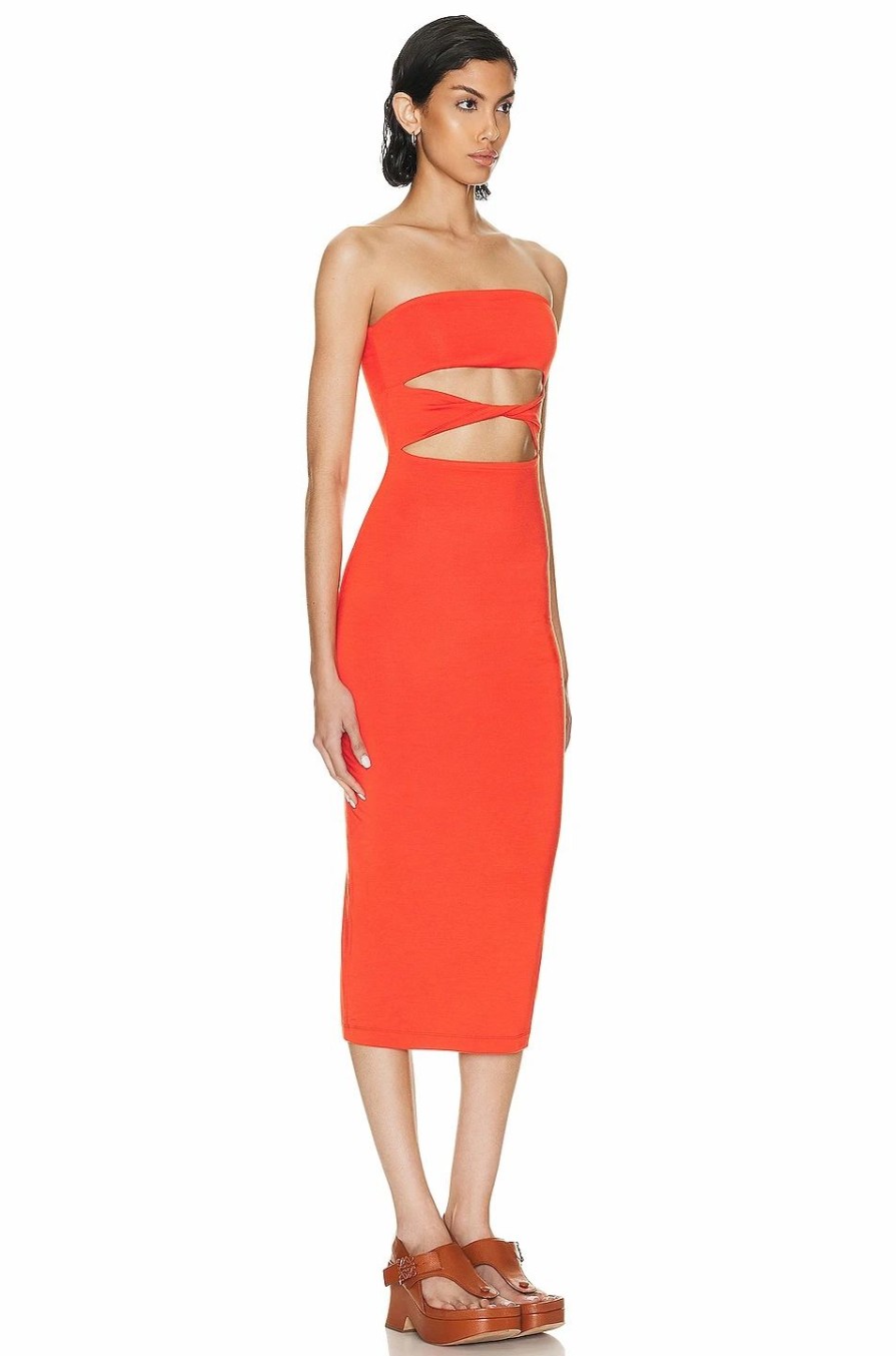 Wholesale * Ser.O.Ya Bristol Dress In Blood Orange