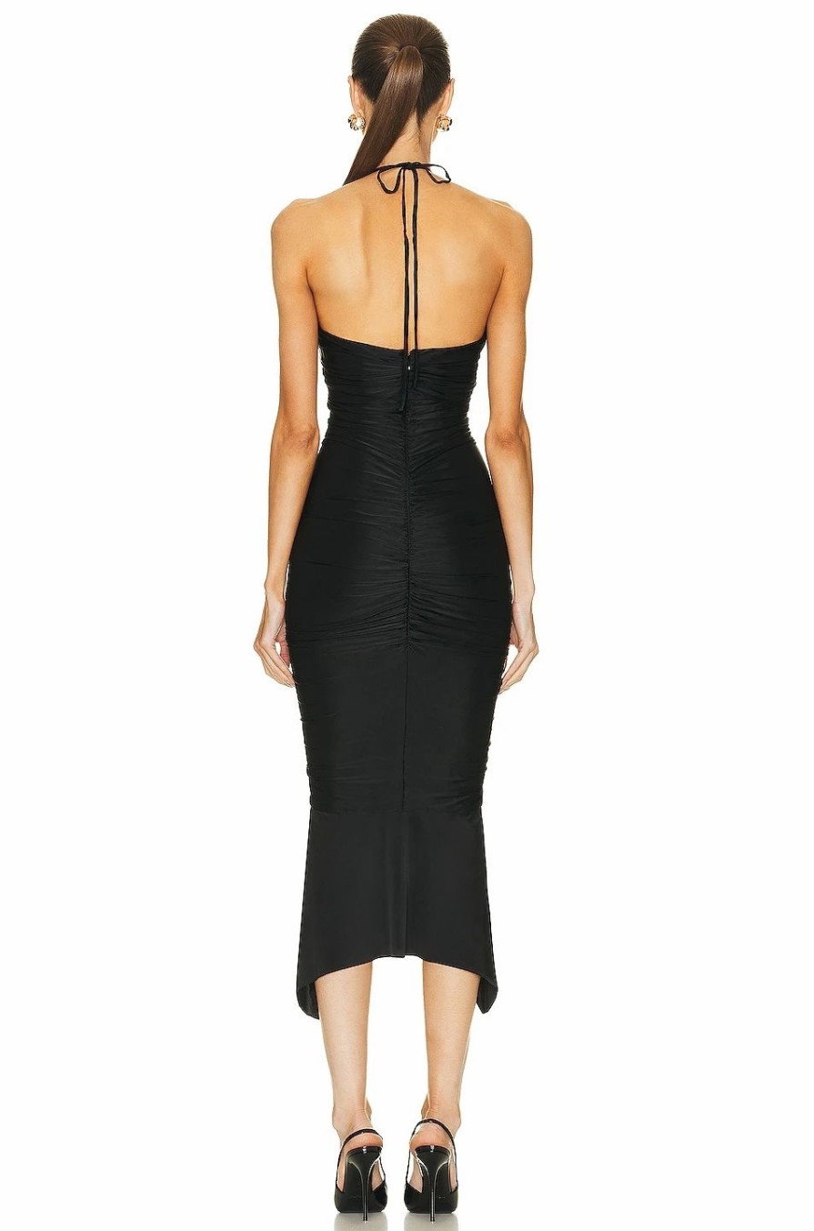 Clearance * Alexandre Vauthier Bustier Midi Dress