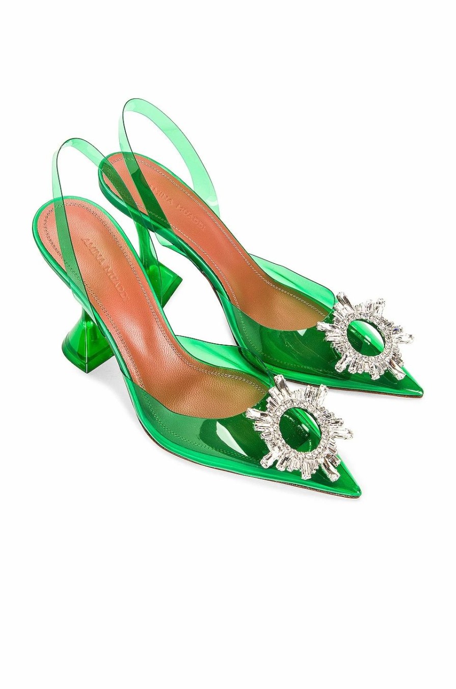 Best * Amina Muaddi Begum Glass Heel