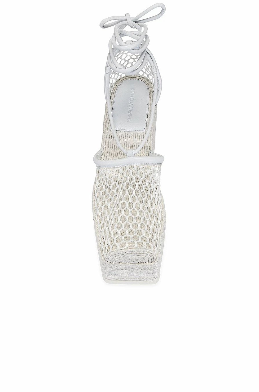 Online * Bottega Veneta Stretch Lace Up Espadrilles