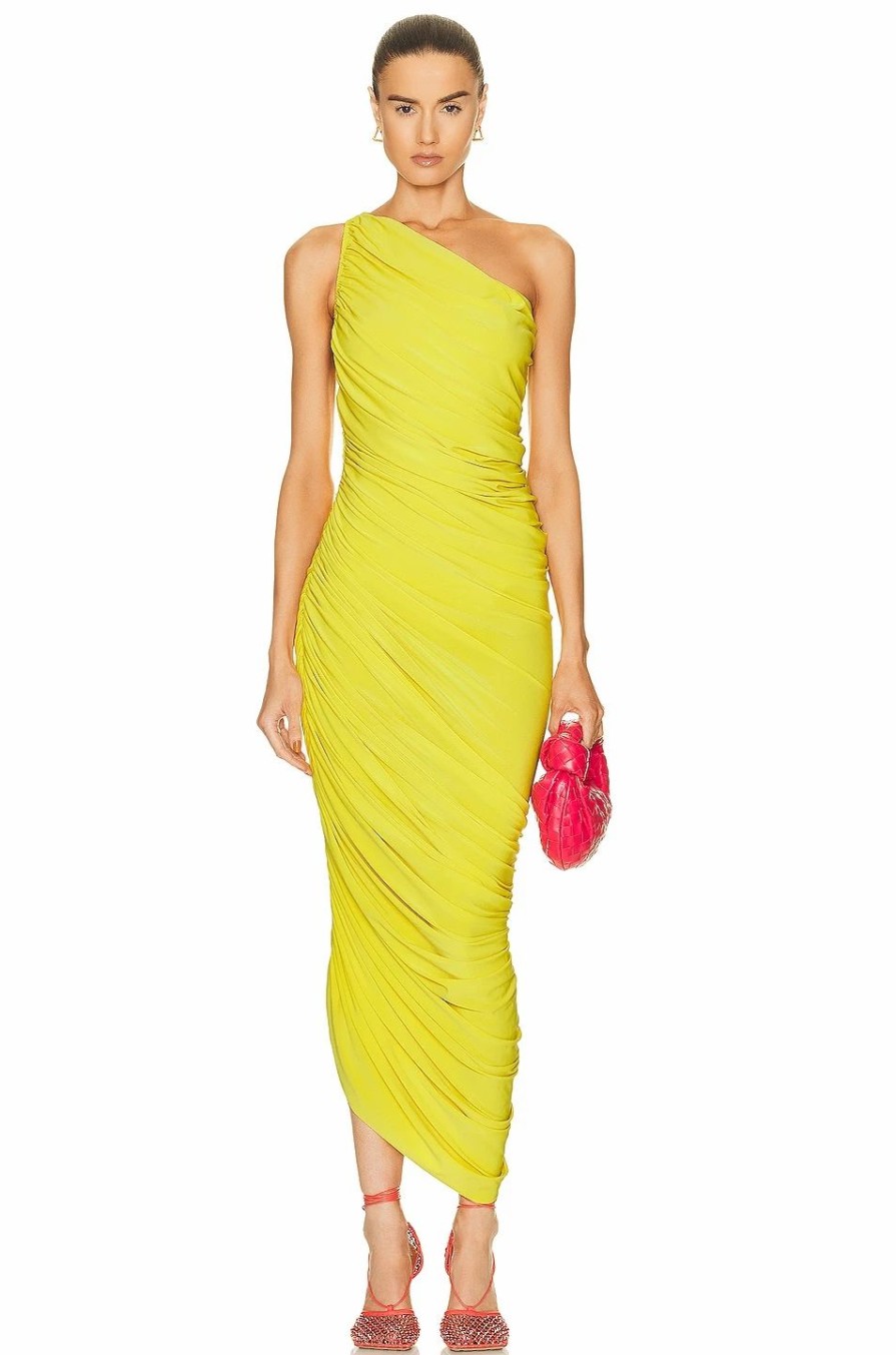 Online * Norma Kamali Diana Gown